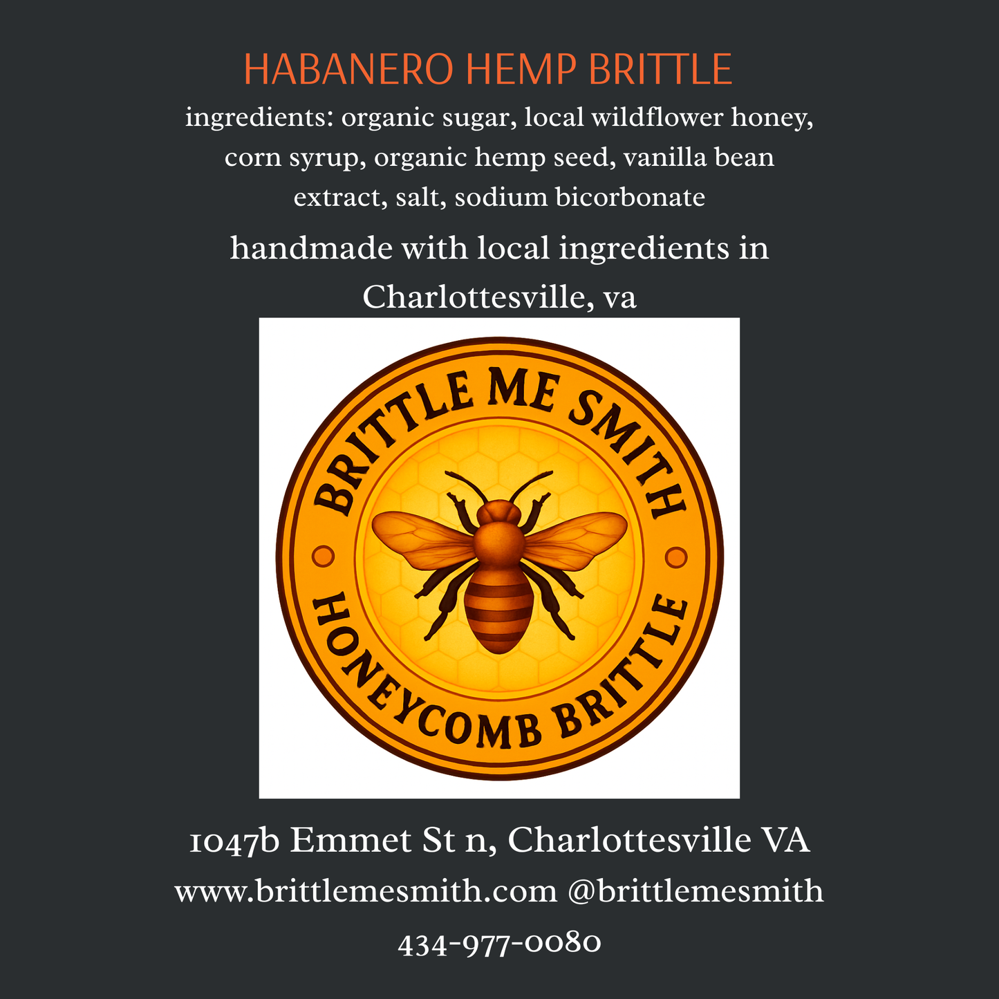 Chili Habanero Hemp Brittle