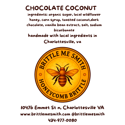 Dark Chocolate Coconut Brittle