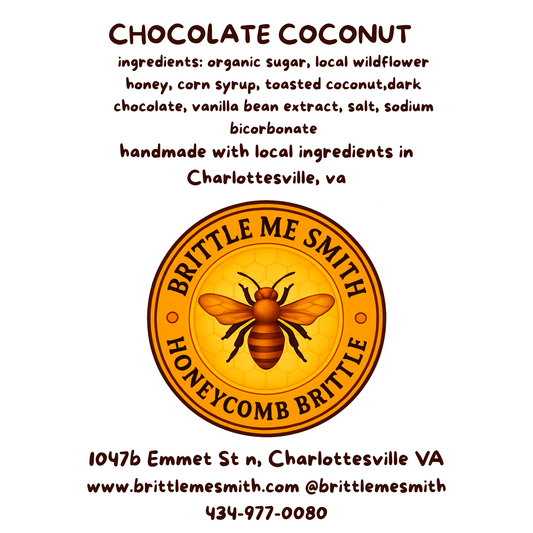 Dark Chocolate Coconut Brittle