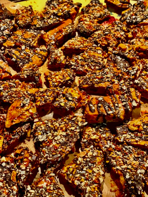 Dark Chocolate Coconut Brittle