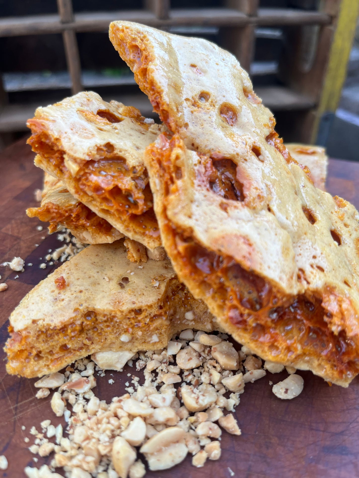 Honeycomb  Peanut Brittle